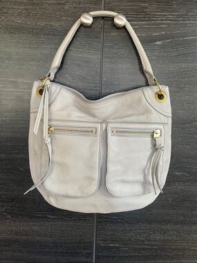 Fossil Taupe Leather Bag